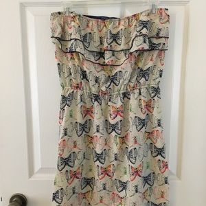 Strapless Butterfly Dress